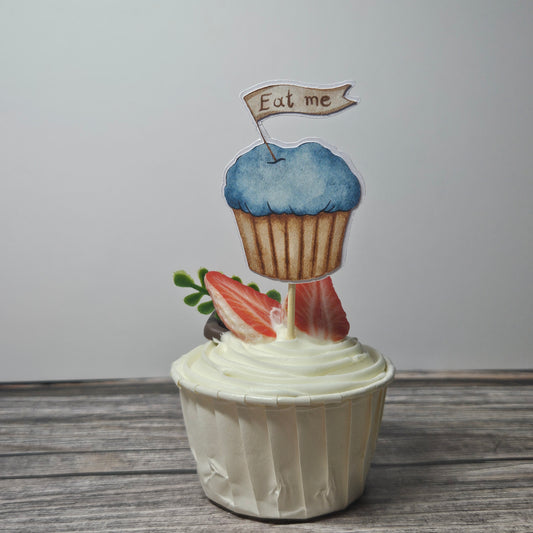 Alice in Wonderland Cupcake Toppers - Kids Party Supplies