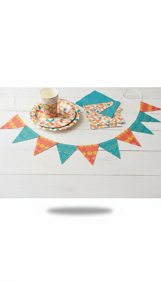 Patterned Banner Set