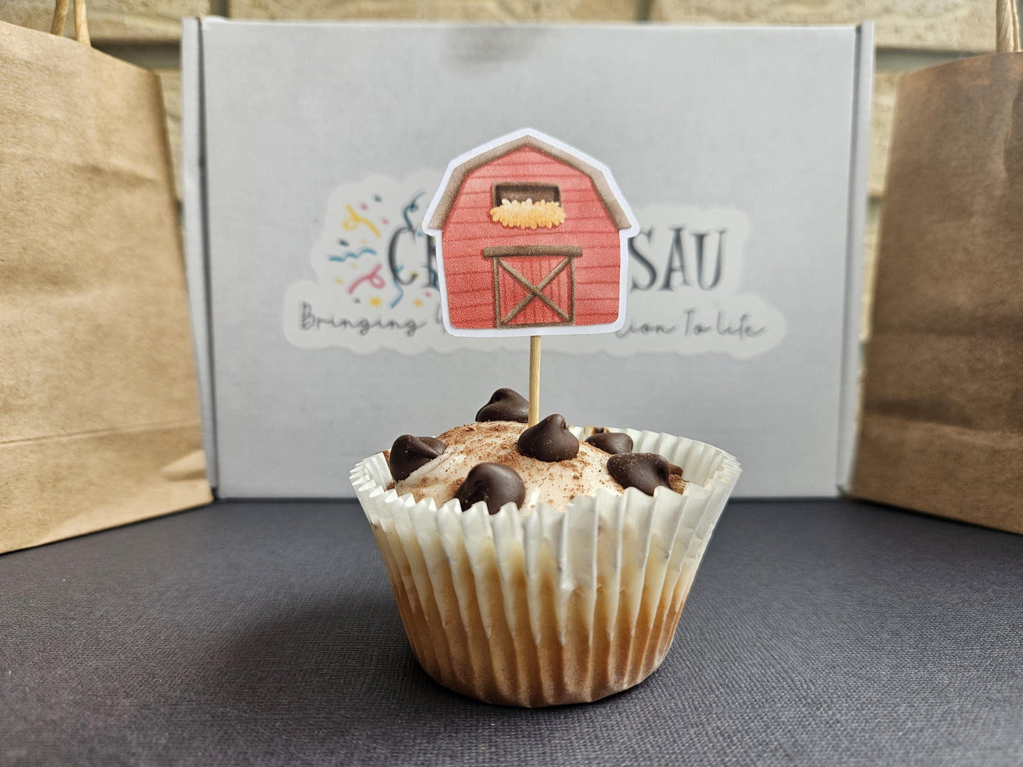 Farm Animal Cupcake Toppers: Handcrafted Barnyard Party Decor