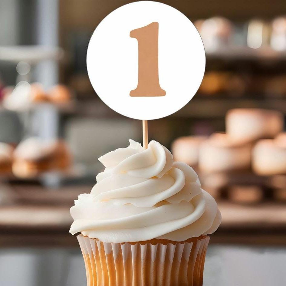 Bear Printable Cupcake Toppers | Digital Download for Birthday Party