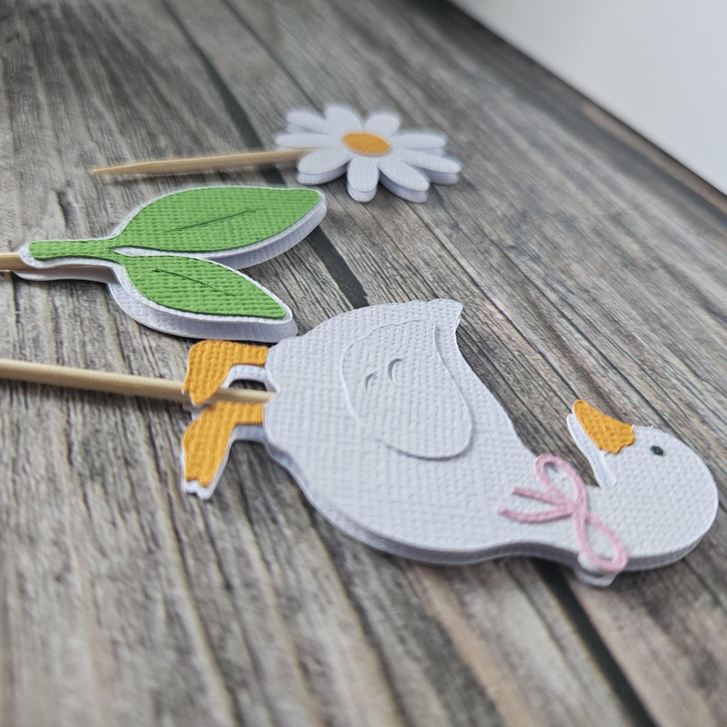 One Silly Goose Cupcake Toppers | Fun Kids Birthday Party Cake Decorations | Farm Animal Theme | Baby Shower Decor | 1st Birthday Theme
