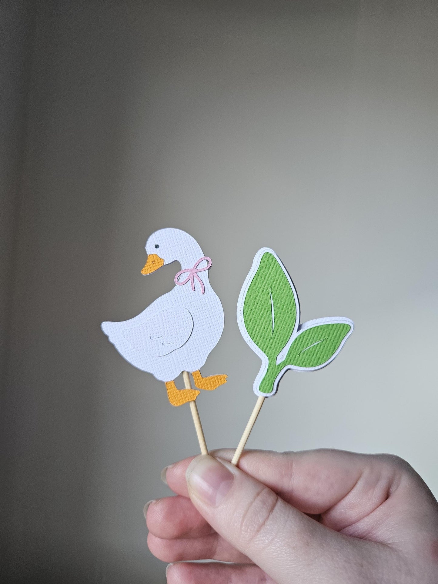One Silly Goose Cupcake Toppers | Fun Kids Birthday Party Cake Decorations | Farm Animal Theme | Baby Shower Decor | 1st Birthday Theme