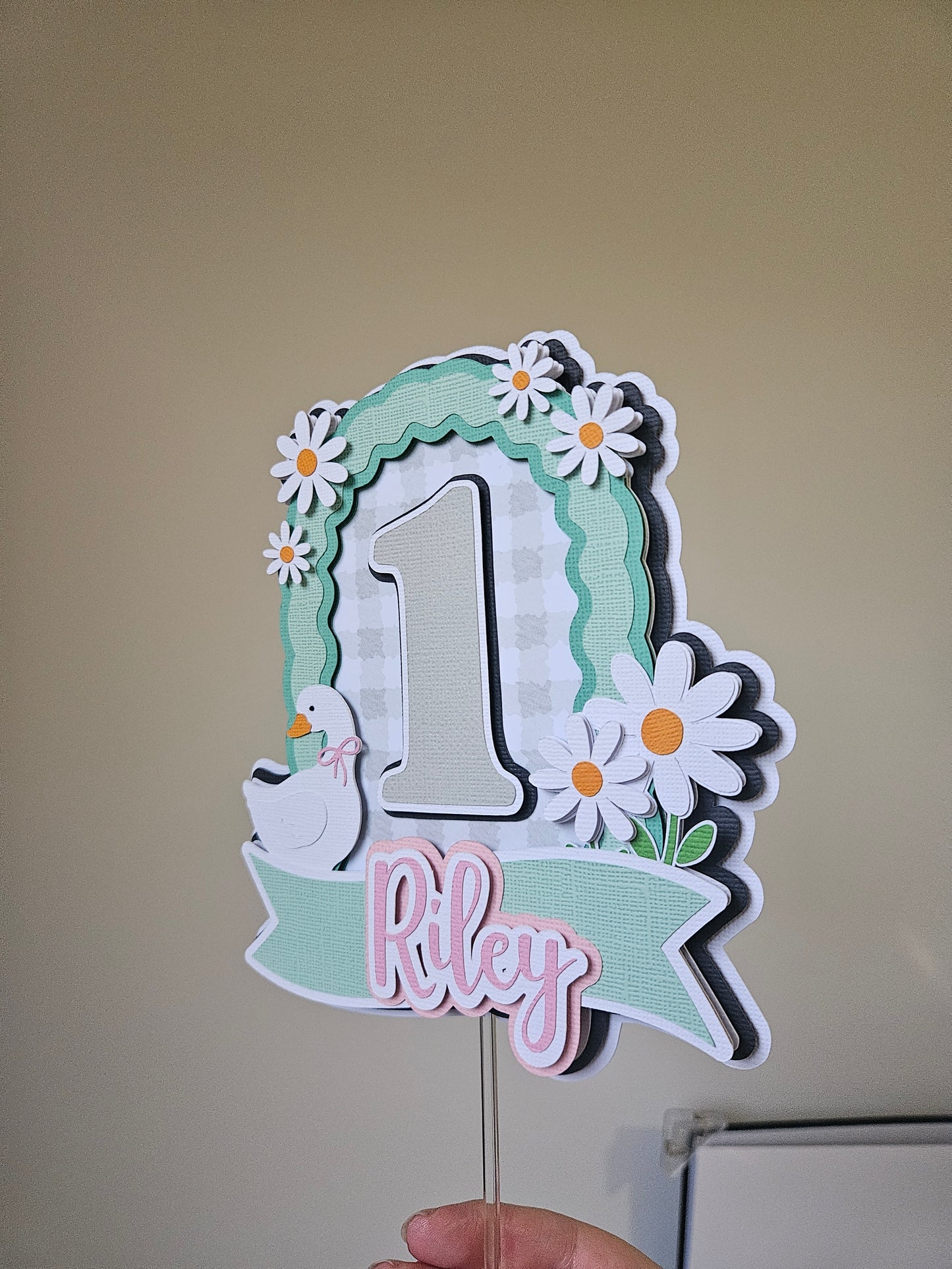 One Silly Goose Party Bundle | Cake Topper & Cupcake Toppers | First Birthday Decorations