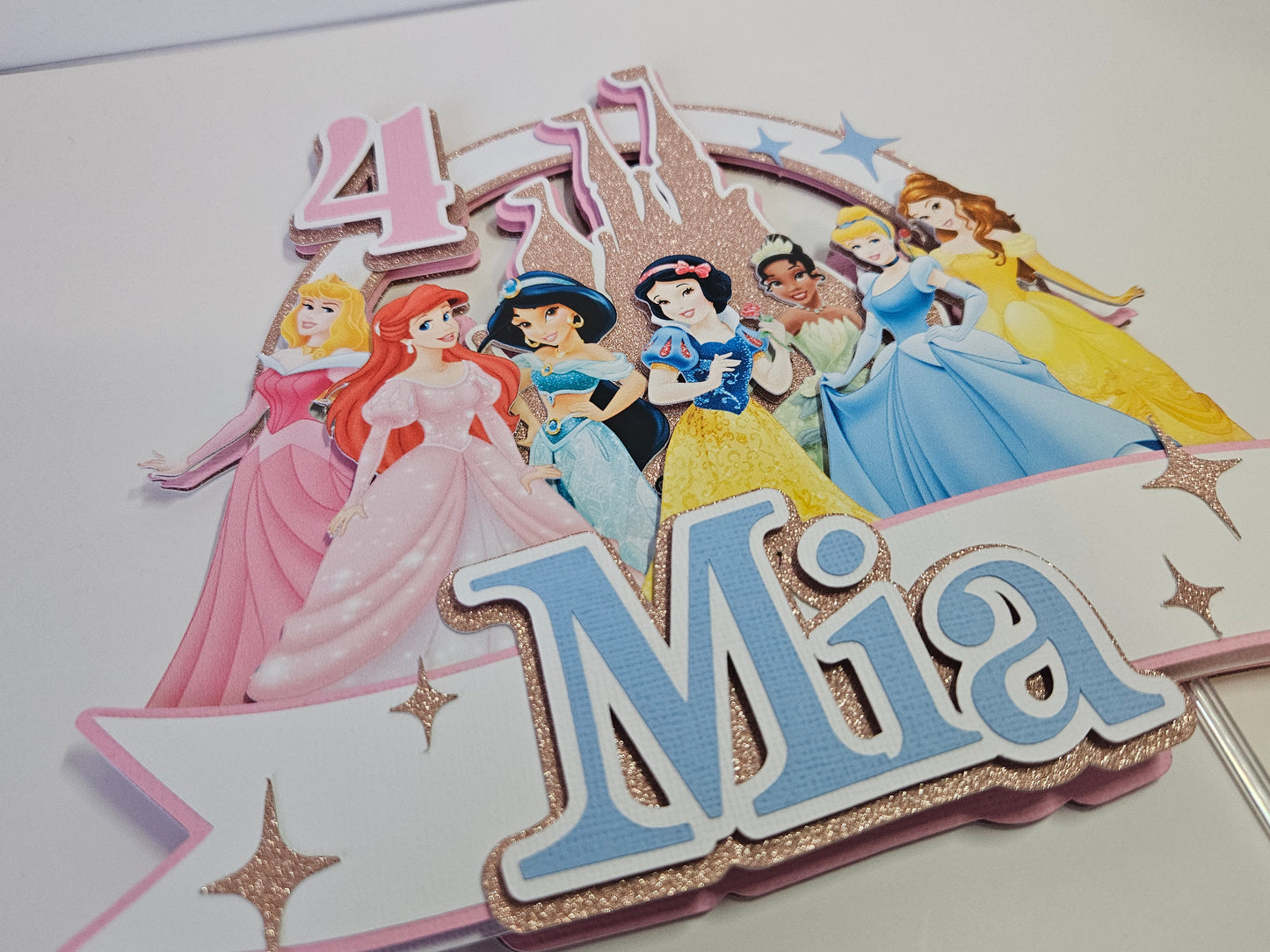 Custom Princess Cake Topper | Custom Birthday Decorations AU