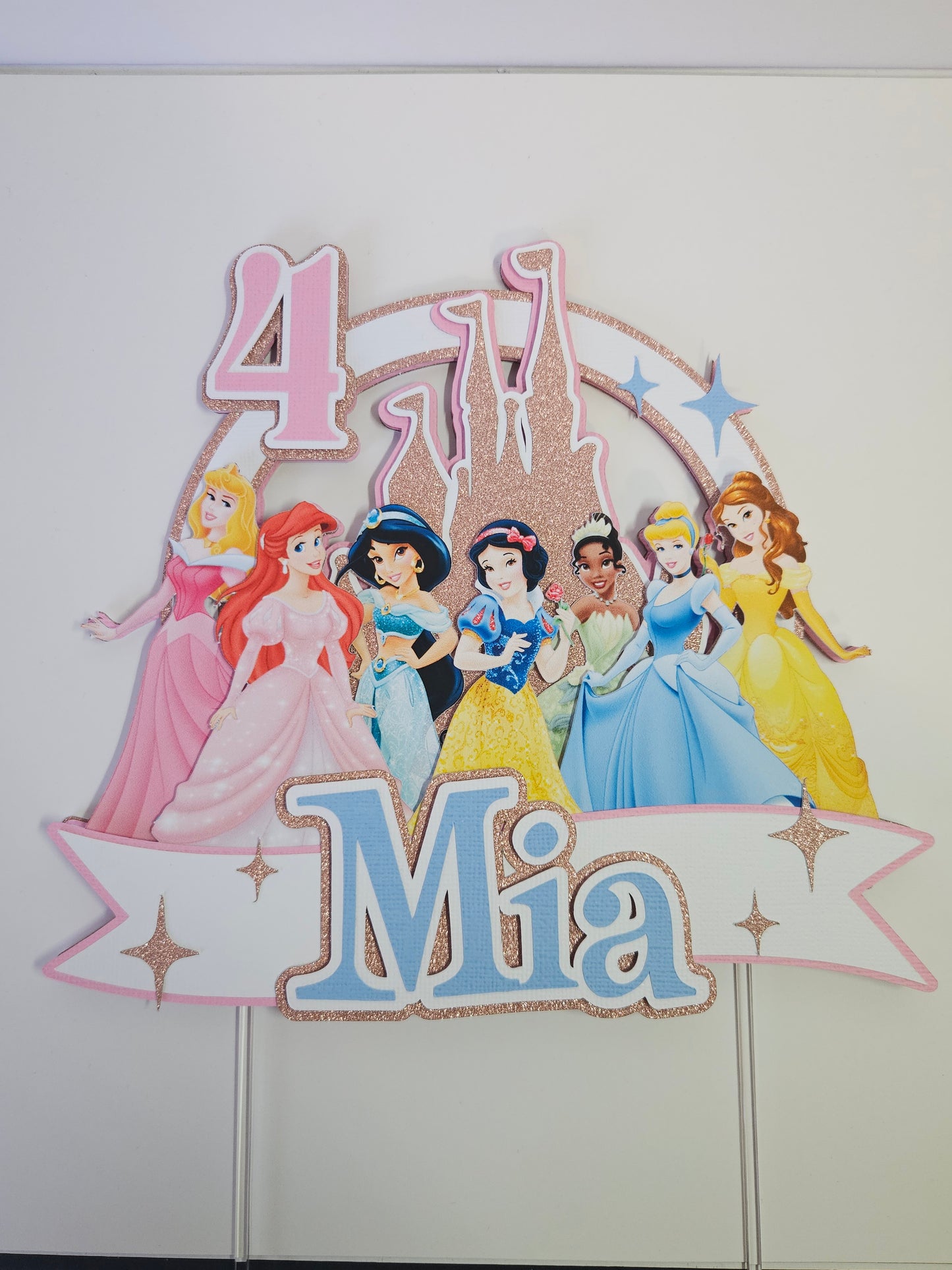 Custom Princess Cake Topper | Custom Birthday Decorations AU